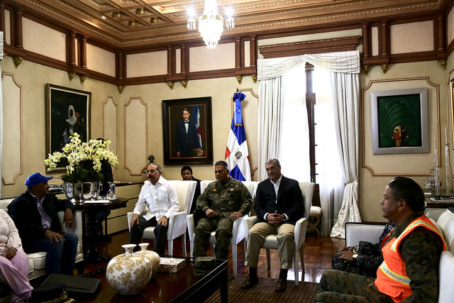  Danilo Medina da seguimiento desarrollo tormenta Beryl. “No quiero sorpresas. Por eso los he convocado”.