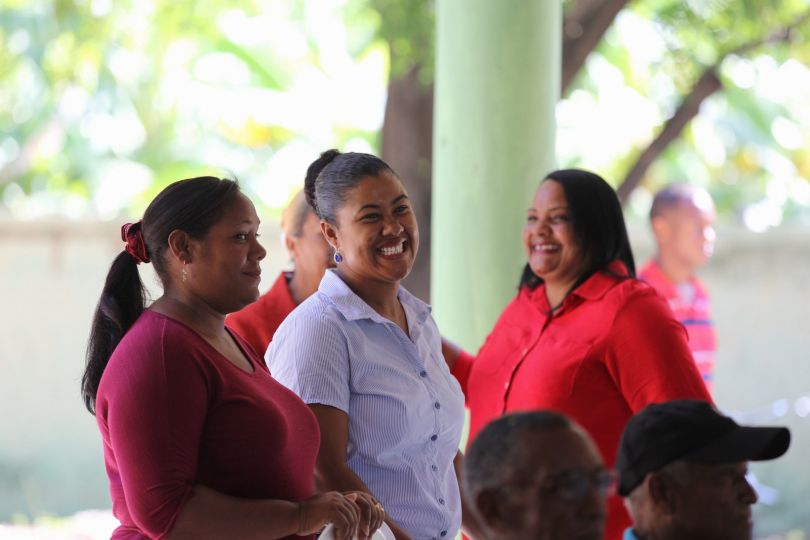 En Fundación, Barahona, Danilo apoya producción de plátanos y empacadora