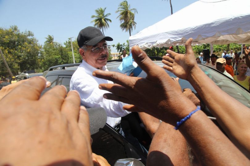 A Cristóbal, en Independencia, Danilo llevó hoy el inicio de una mejor vida para su gente