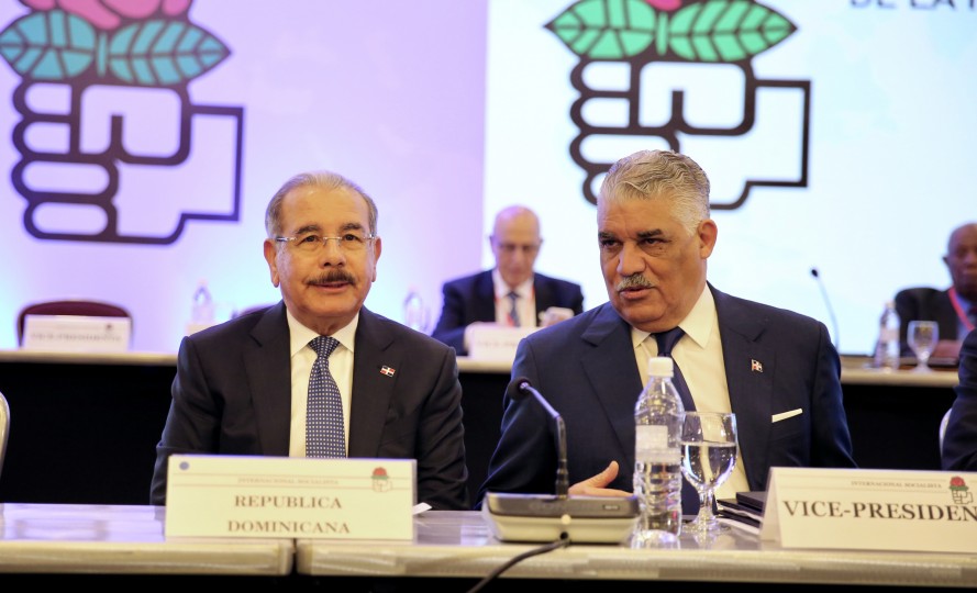 Danilo Medina y Miguel Vargas