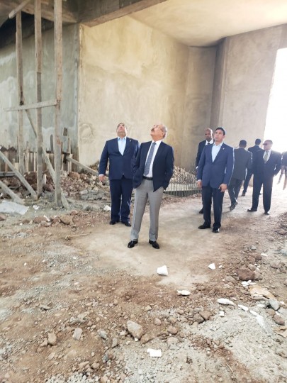 Danilo Medina realiza Visita Sorpresa de seguimiento a construcción Santuario Santo Cristo de los Milagros, en Bayaguana