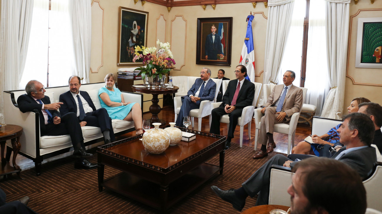 DM recibe en el Palacio Nacional delegación de embajadores Unión Europea