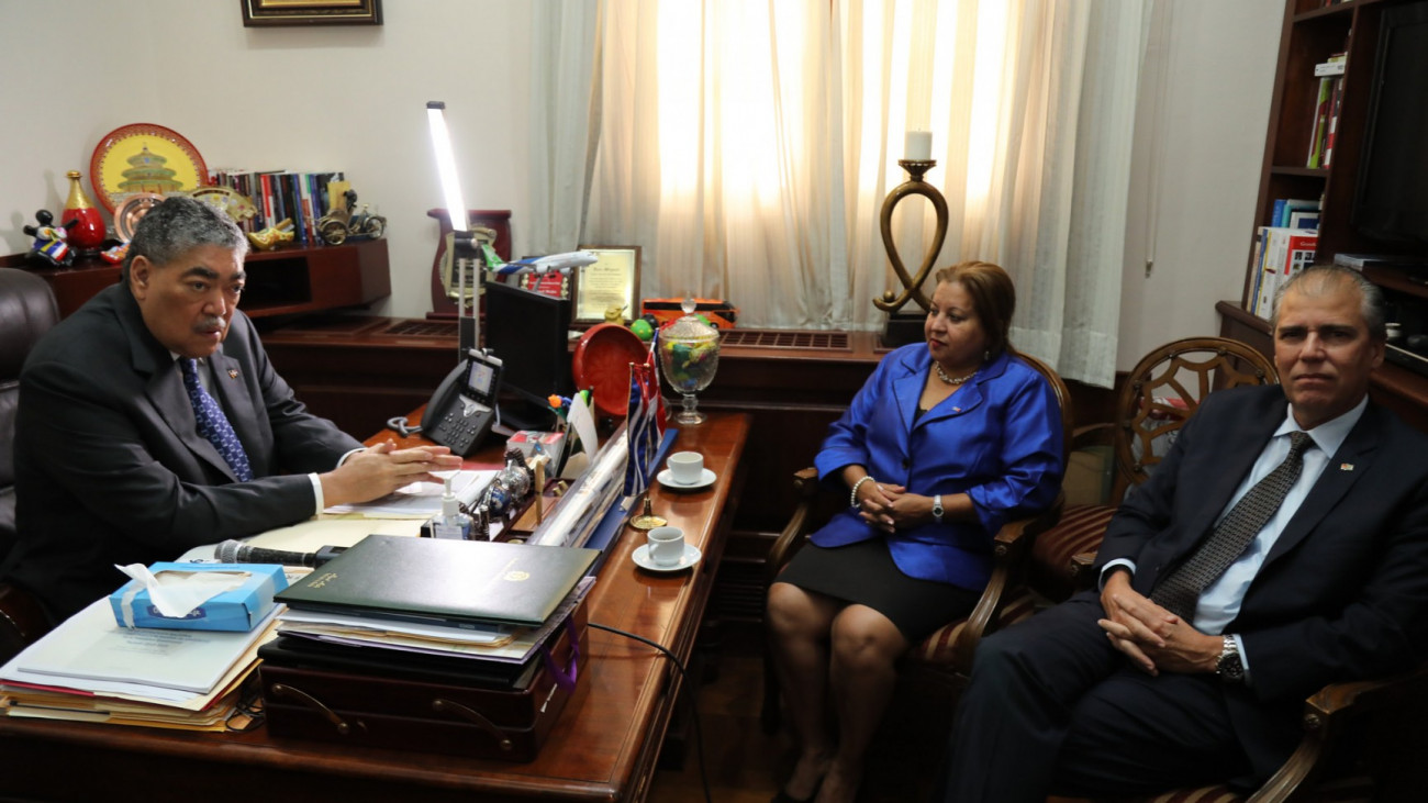 Miguel Mejía y Teresa Maurelle Boué