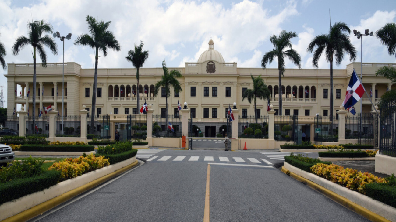 Fachada de la avenida México del Palacio Nacional