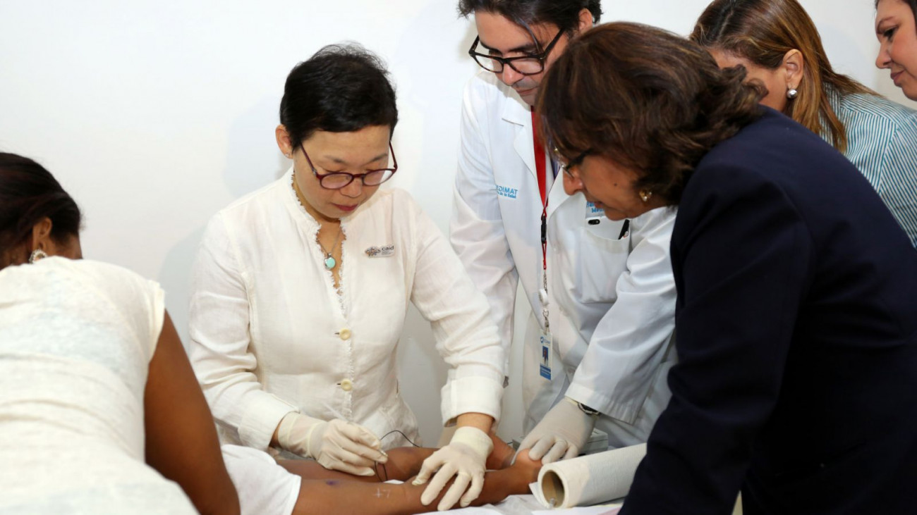 Entrenamiento en el CAID.