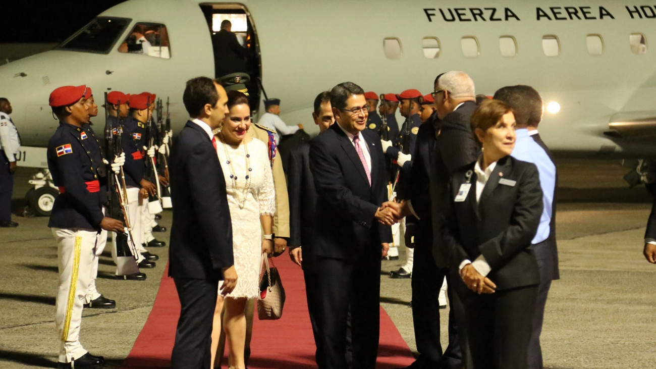 El presidente de Honduras, Juan Orlando Hernández