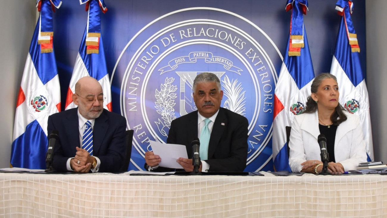 Miguel Vargas, ministro de Relaciones Exteriores 