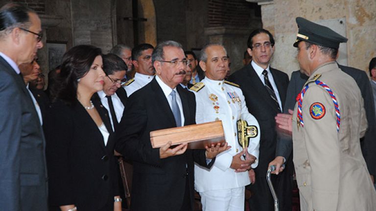 Homenaje a Francisco Alberto Caamaño.