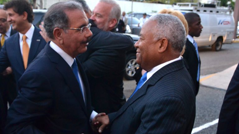 Danilo Medina y Osvaldo Santana