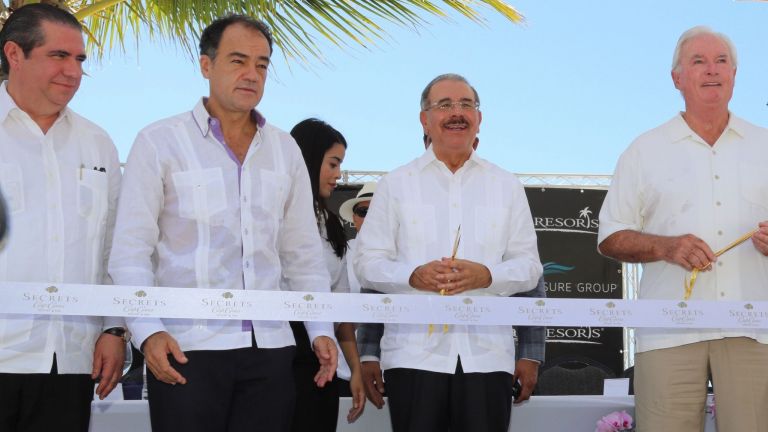 Danilo en inauguración Hotel Secrets Cap Cana