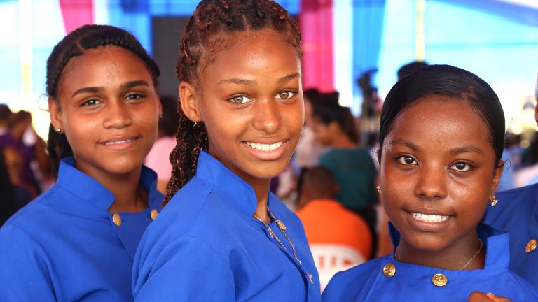 Estudiantes de Politécnico Rommel Cruz de León El Javillar, Puerto Plata.