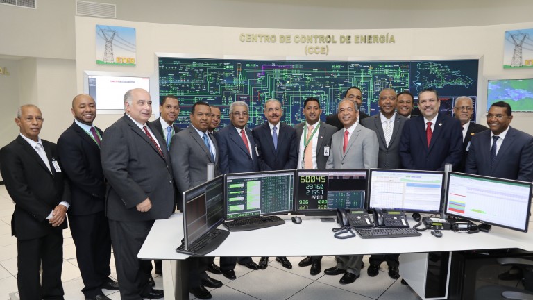 Danilo encabeza acto inaugural Centro Control de Energía de la ETED. Avances en el sistema eléctrico