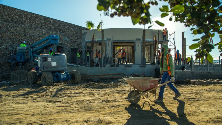 Construcción proyecto Puntarena, provincia Peravia