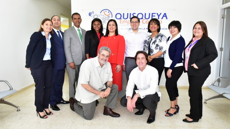  Directivos del BID visitan el CAIPI La Malena, Higüey; replicarían modelo en sus países