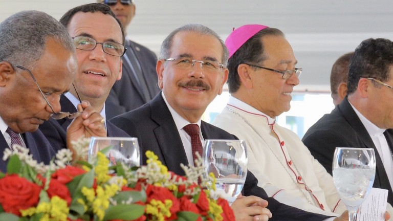 Danilo Medina y Andrés Navarro