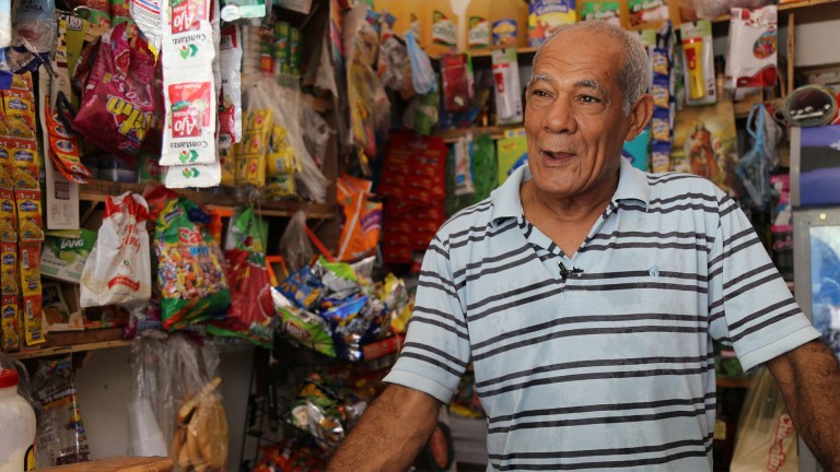 Domingo Polanco. Residente de La Nueva Barquita