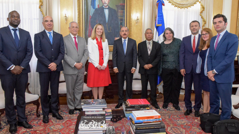 Emma Navarro en Palacio Nacional