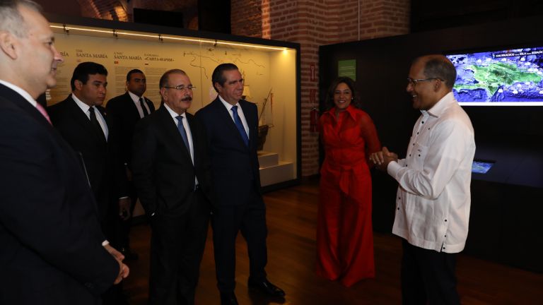 Presidente  Danilo Medina durante la actividad