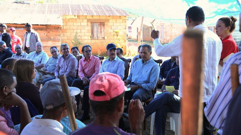 Danilo Medina en Dajabón
