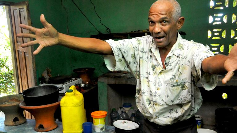 Vivito, beneficiario de uno de los apartamentos de La Nueva Barquita