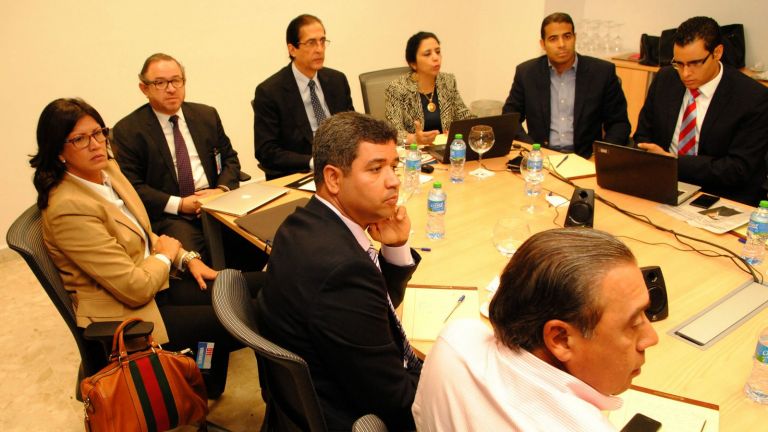 Ministro de la Presidencia, Gustavo Montalvo, encabeza reunión