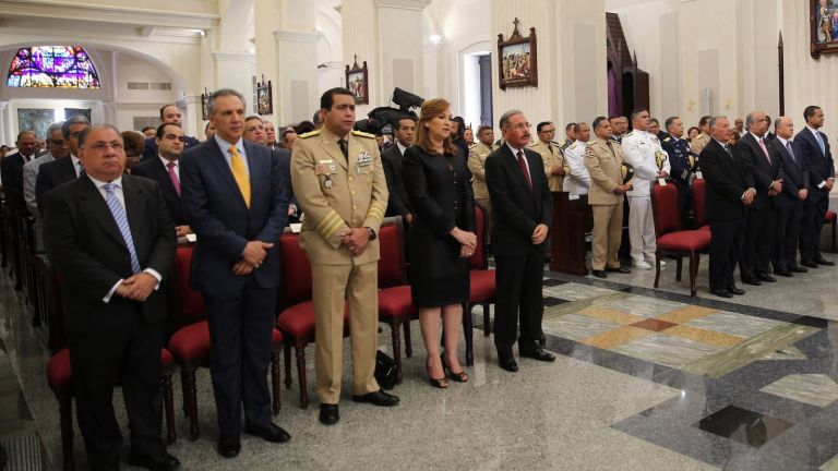 Presidente Danilo Medina durante el Tedeum