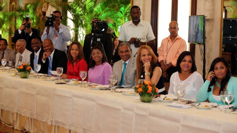 Periodistas en Palacio Nacional 