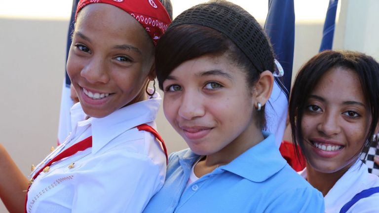 niños dominicanos del Sur 