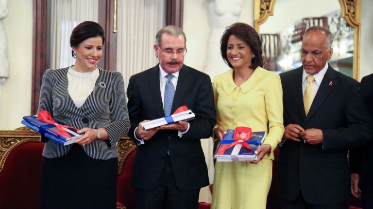 Danilo Medina y Cándida 