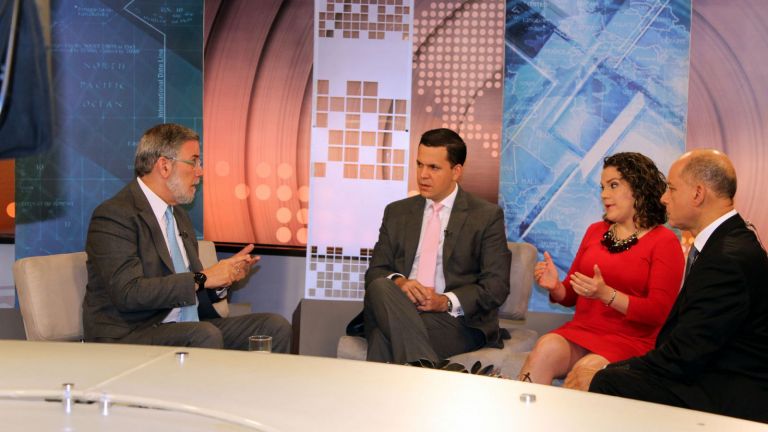 Roberto Rodríguez Marchena, María I. Soldevilla y Hugo Beras, Franklin Guerrero