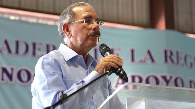 Presidente Danilo Medina en Duvergé.