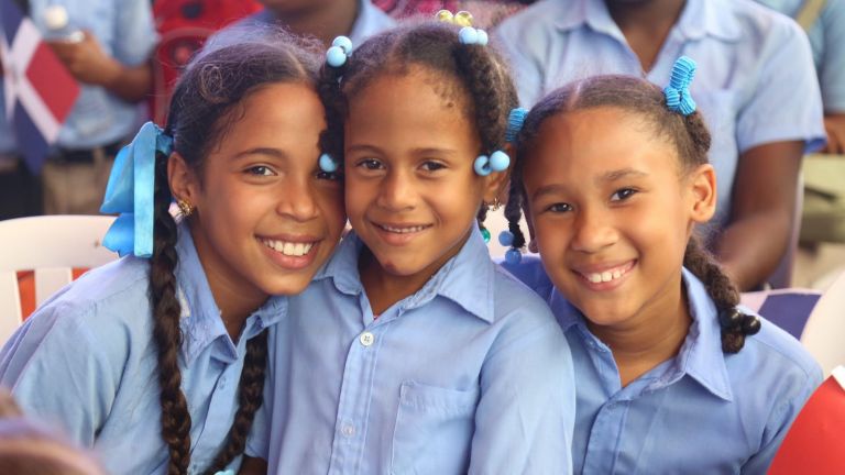 Estudiantes de Barahona.