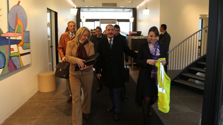 Danilo Medina en Francia