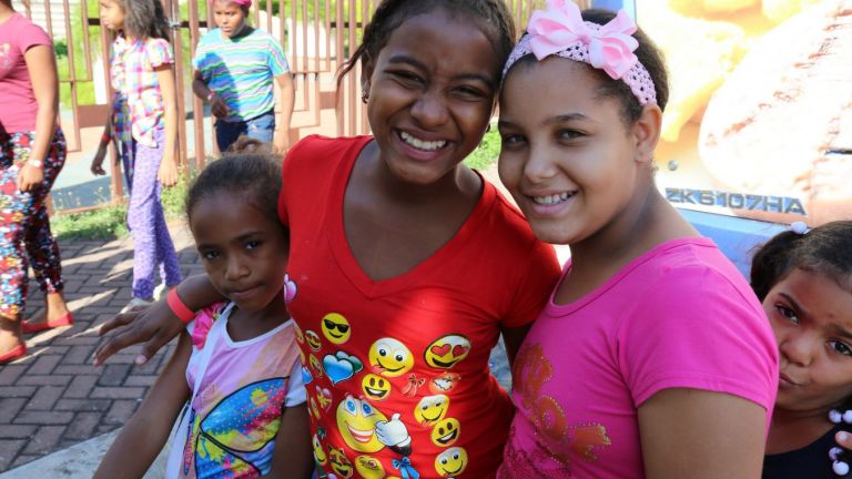 Niños asistentes a la actividad