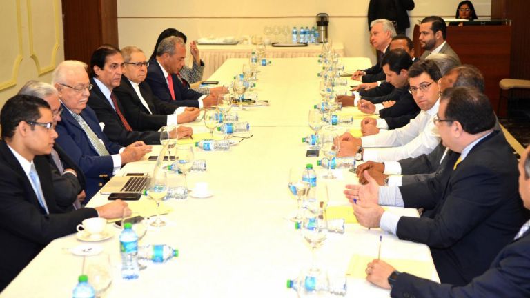 Ministro de la Presidencia, Gustavo Montalvo, encabeza reunión