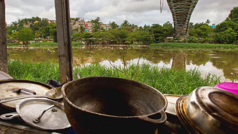 Enseres de los habitantes de La Barquita