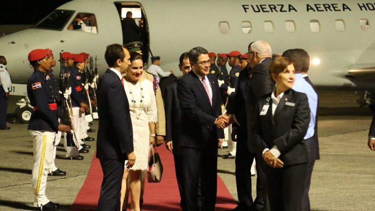 El presidente de Honduras, Juan Orlando Hernández