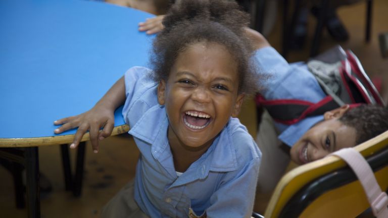 Niña feliz 