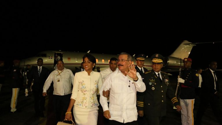 Danilo Medina y Cándida 