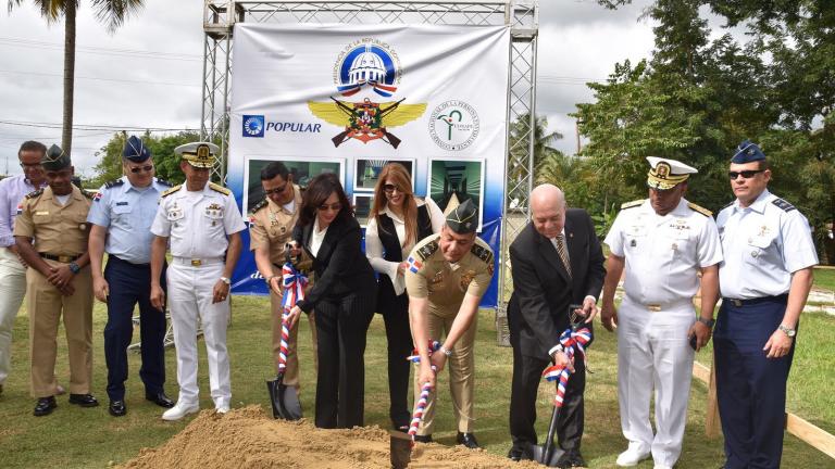 Primer palazo para construcción de un hogar de adultos mayores para militares retirados. 
