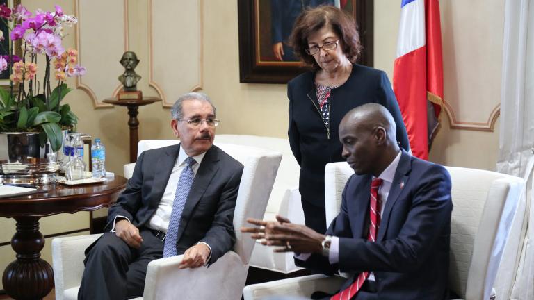 Jovenel Moïse y Danilo Medina 