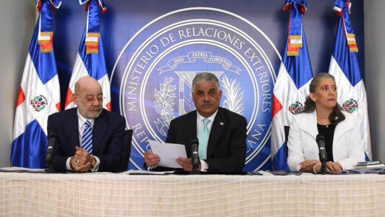 Miguel Vargas, ministro de Relaciones Exteriores 