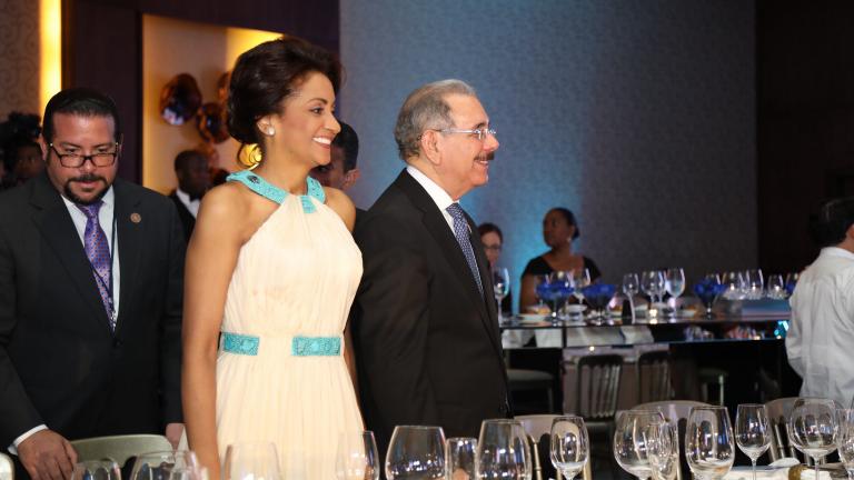 Danilo Medina y Cándida Montilla en La Altagracia