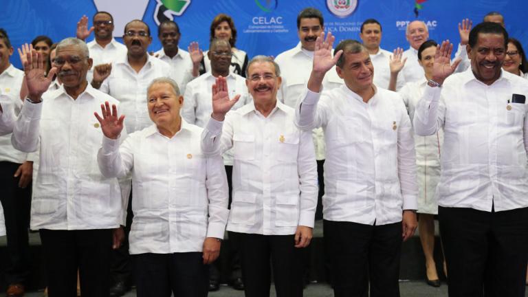 Danilo Medina en V Cumbre de la Celac