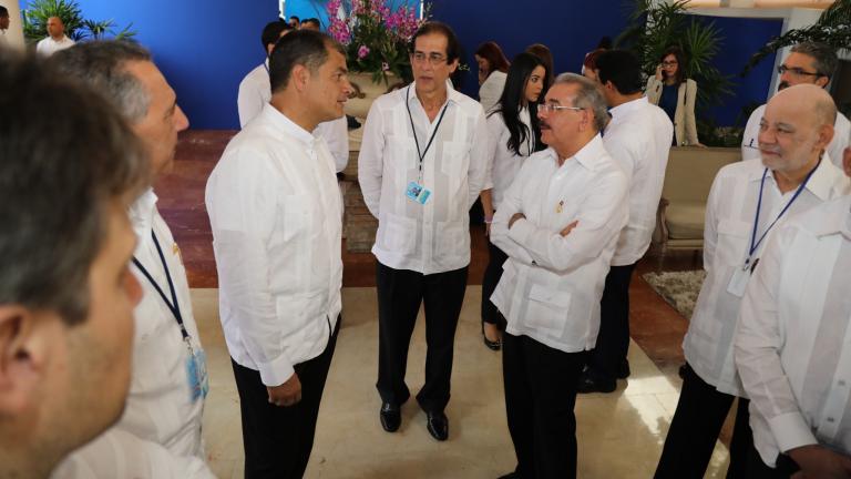 Danilo Medina en V Cumbre de la Celac