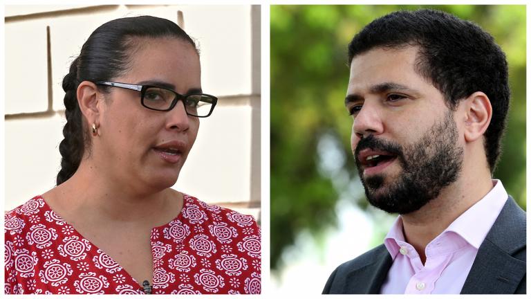 Laura Acosta y Nassef Perdomo