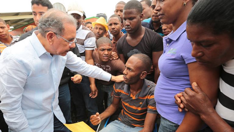 Danilo Medina en San Juan