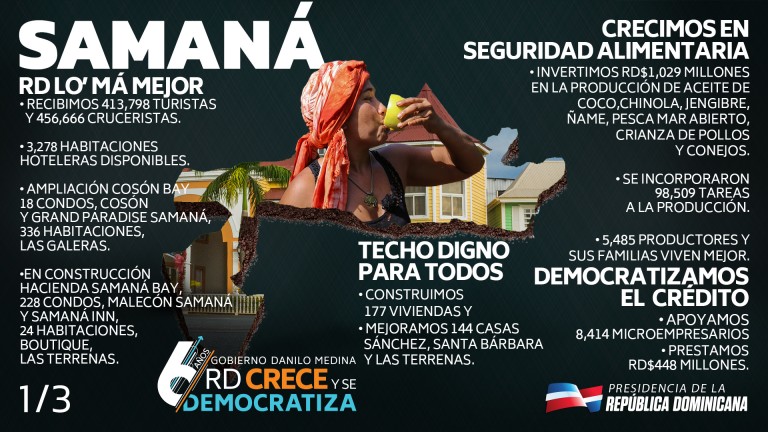 Samaná. #RDCreceYSeDemocratiza6Años 1 