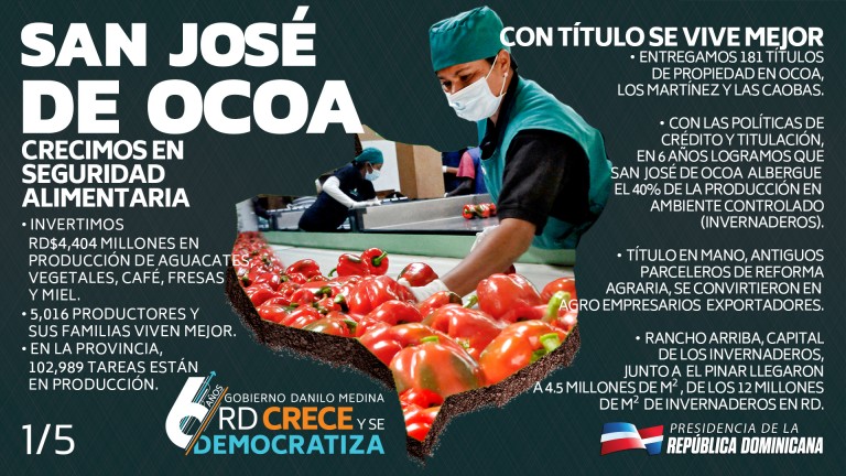 San José de Ocoa. #RDCreceYSeDemocratiza6Años 1