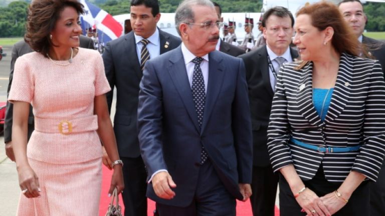 Danilo Medina y Cándida 